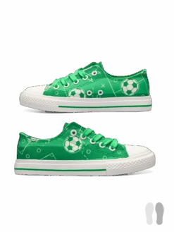 Lustige Canvas-Schuhe Für Kinder Fußballplatz -Dedoles D K F SH CS C 1849 3