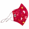 Lustige Antibakterielle Gesichtsmaske Herzen - Größe „Mittelgroß“