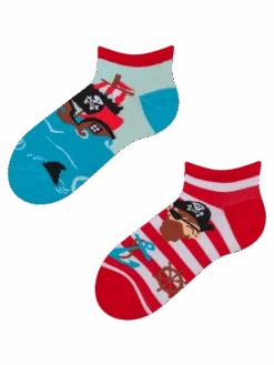 Lustige Knöchelsocken Für Kinder Pirat