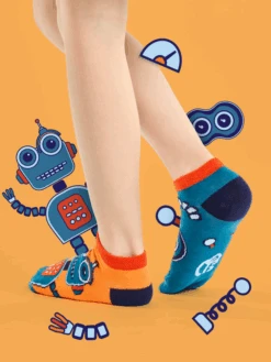 Lustige Knöchelsocken Für Kinder Roboter -Dedoles D K SC LS C C 1136 5 1