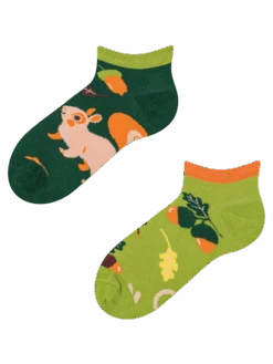 Lustige Knöchelsocken Für Kinder Eichhörnchen