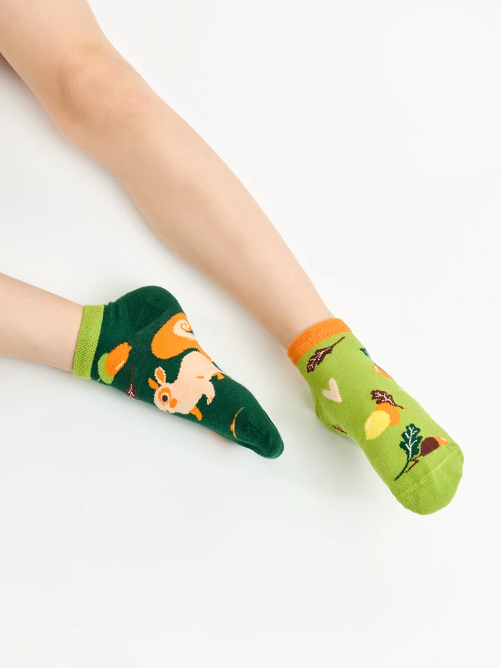 Lustige Knöchelsocken Für Kinder Eichhörnchen 4 Lustige Knöchelsocken Für Kinder Eichhörnchen – Bild 2