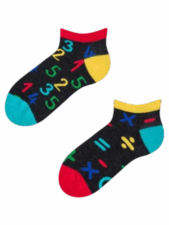 Lustige Knöchelsocken Für Kinder Zahlen