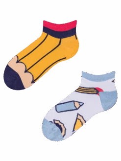 Lustige Knöchelsocken Für Kinder Bleistift