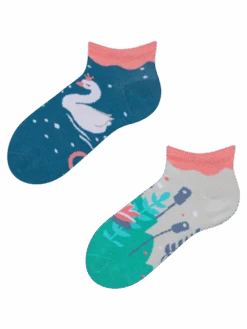 Lustige Knöchelsocken Für Kinder Schwäne
