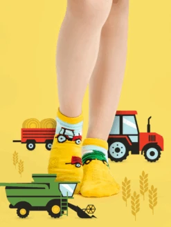 Lustige Knöchelsocken Für Kinder Traktor