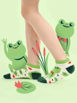 Lustige Knöchelsocken Für Kinder Kleiner Frosch -Dedoles D K SC LS C C 1906 4