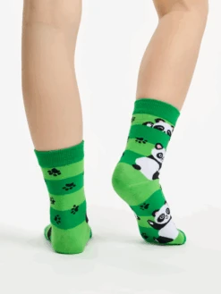 Lustige Kindersocken Panda Und Streifen -Dedoles D K SC RS C C 249 3