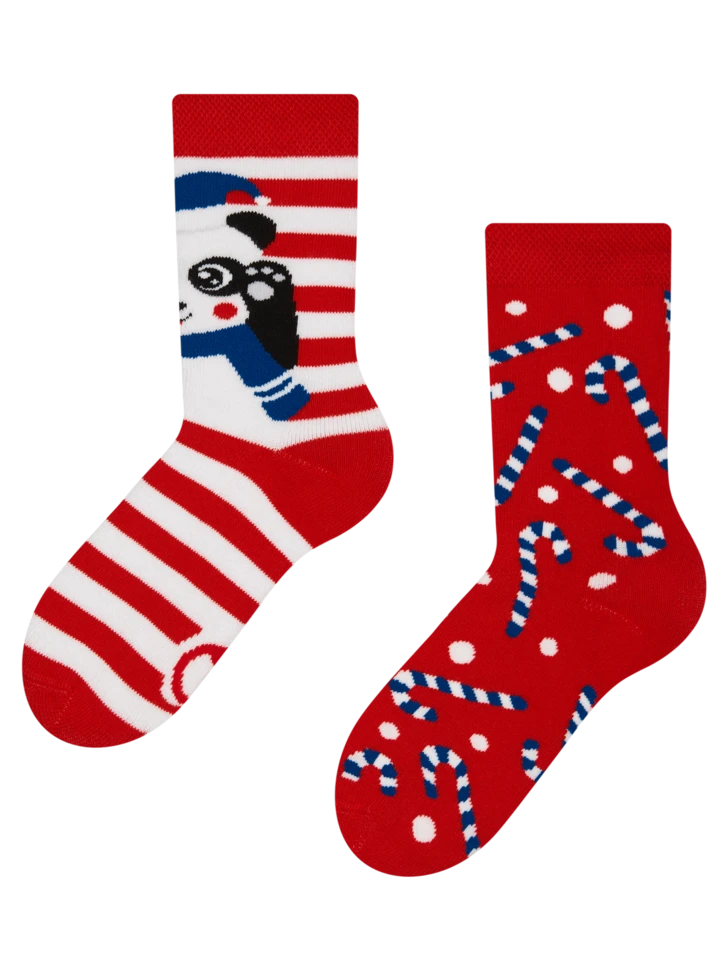 Lustige Warme Socken Für Kinder Verspielter Panda 3 Lustige Warme Socken Für Kinder Verspielter Panda