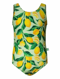 Lustiger Badeanzug Für Mädchen Zitronen