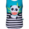 Lustiger Badeanzug Für Mädchen Panda Im Urlaub -Dedoles D K SCL S OPS C 1260 1