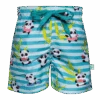 Lustige Badeshorts Für Jungen Panda Im Urlaub