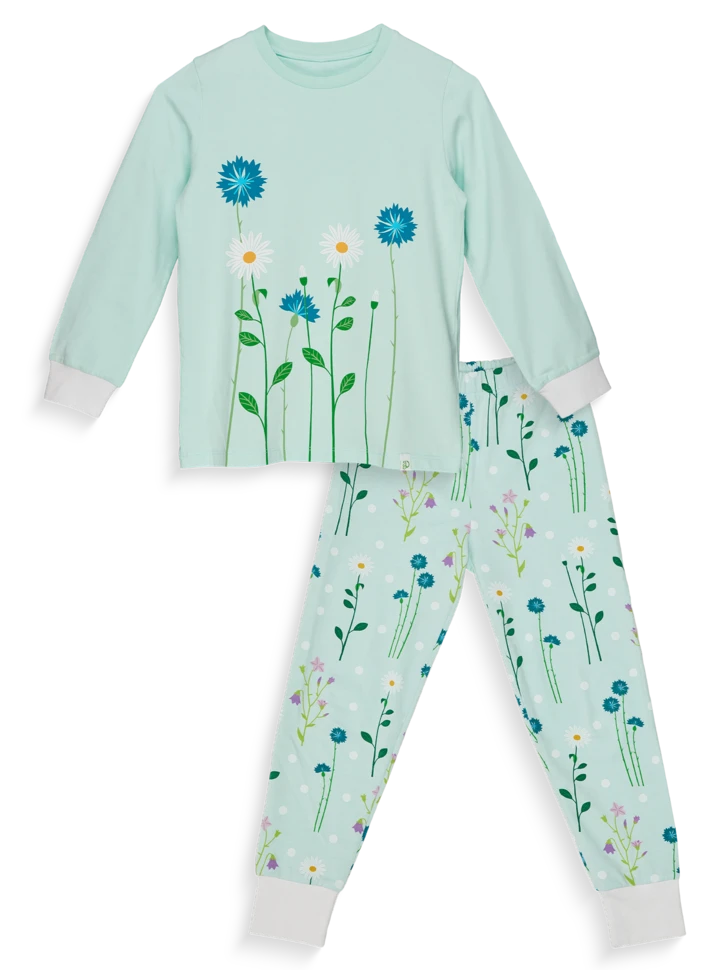Lustige Pyjamas Für Kinder Wiesenblumen 3 Lustige Pyjamas Für Kinder Wiesenblumen