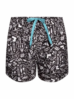 Lustige Badeshorts Für Männer Kritzeleien