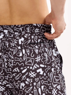 Lustige Badeshorts Für Männer Kritzeleien 14 Lustige Badeshorts Für Männer Kritzeleien -Dedoles D M BW SSH C RP 147 8