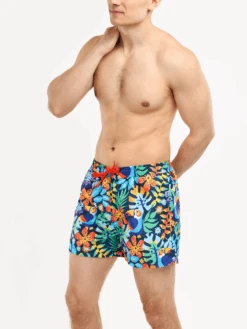 Lustige Badeshorts Für Männer Tukan Im Dschungel -Dedoles D M BW SSH C RP 1587 6