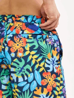 Lustige Badeshorts Für Männer Tukan Im Dschungel -Dedoles D M BW SSH C RP 1587 8