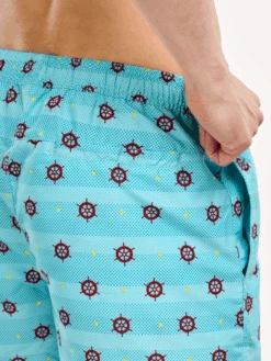 Lustige Badeshorts Für Männer Seewolf -Dedoles D M BW SSH C RP 1598 8