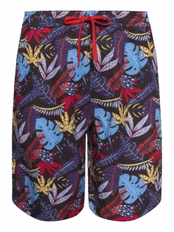 Lustige Badeboxershorts Für Männer Sommerblätter