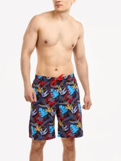 Lustige Badeboxershorts Für Männer Sommerblätter -Dedoles D M BW ST C RP 1592 6