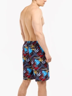 Lustige Badeboxershorts Für Männer Sommerblätter -Dedoles D M BW ST C RP 1592 7