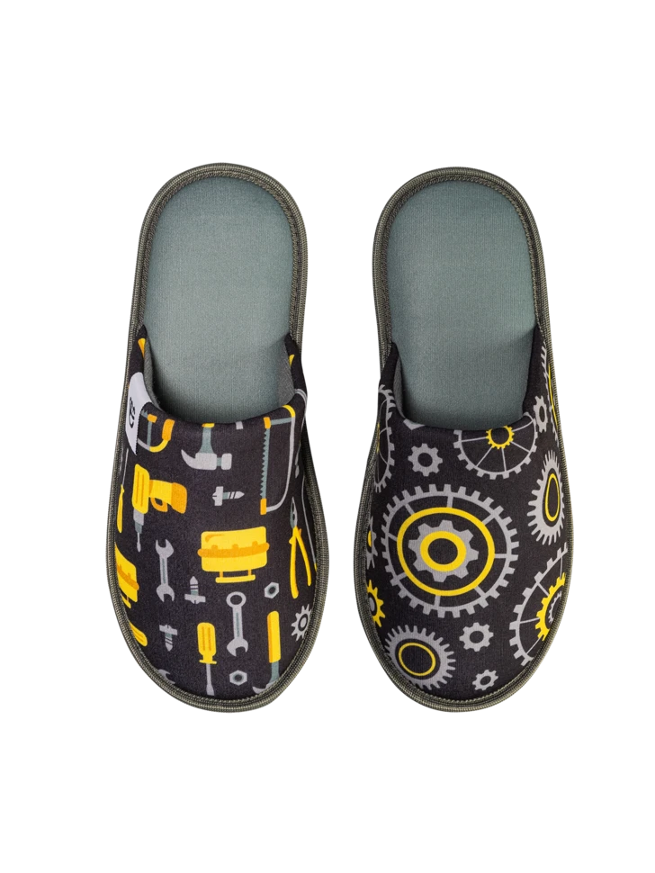 Lustige Hausschuhe Mechaniker 3 Lustige Hausschuhe Mechaniker