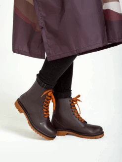 Dunkelbraune Regenstiefel Für Männer -Dedoles D M F RB B PVC 1630 5