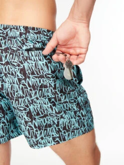 Lustige Badeshorts Für Männer Graffiti -Dedoles D M SCL S SSH C 1267 4