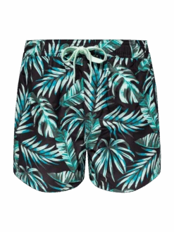 Lustige Badeshorts Für Männer Tropische Blätter