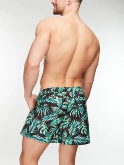 Lustige Badeshorts Für Männer Tropische Blätter -Dedoles D M SCL S SSH C 1270 3
