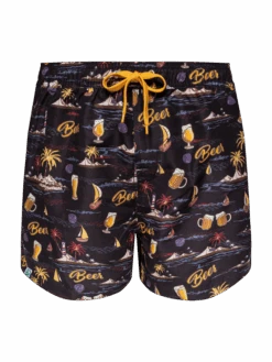 Lustige Badeshorts Für Männer Strandbier