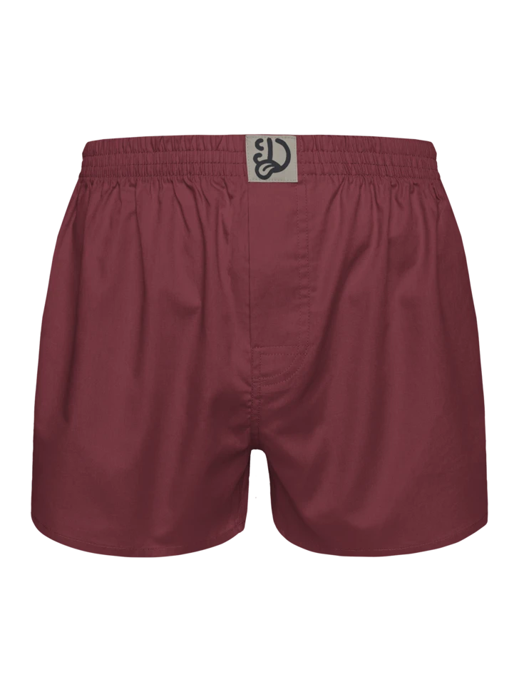 Weinrote Shorts Für Männer 3 Weinrote Shorts Für Männer