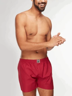 Weinrote Shorts Für Männer 11 Weinrote Shorts Für Männer -Dedoles D M UN LB B C 1174 3