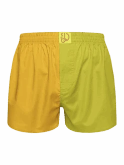 Senfgelbe Und Olivgrüne Shorts Für Männer