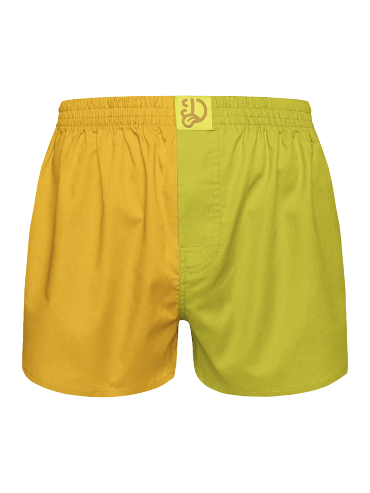 Senfgelbe Und Olivgrüne Shorts Für Männer 3 Senfgelbe Und Olivgrüne Shorts Für Männer