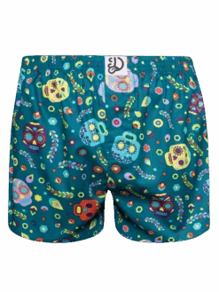 Lustige Shorts Für Männer Totenköpfe Und Blumen