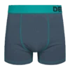 Graue Und Türkisfarbene Boxershorts Für Männer -Dedoles D M UN T B C 1618 1
