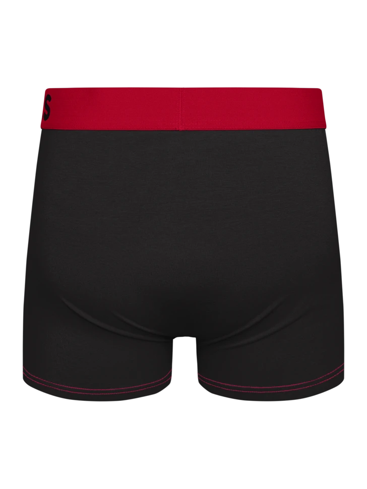 Schwarze Und Rote Boxershorts Für Männer 4 Schwarze Und Rote Boxershorts Für Männer – Bild 2