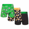 Lustige Boxershorts Für Männer 3er-Pack Bier Und Fußball -Dedoles D M UN TP M C 1760 1