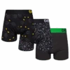 Lustige Boxershorts Für Männer 3er-Pack Schwarze Eleganz -Dedoles D M UN TP M C 1761 1