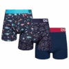 Lustige Boxershorts Für Männer 3er-Pack Dunkelblaues Universum -Dedoles D M UN TP M C 1762 1