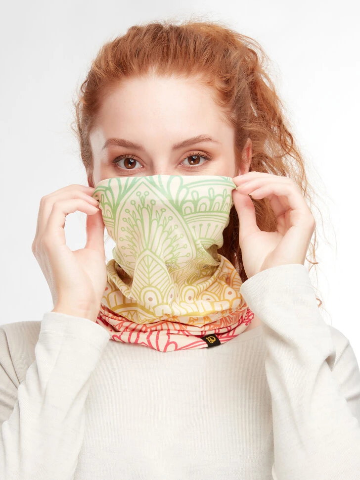 Lustiger Halswärmer Chakra Mandala 5 Lustiger Halswärmer Chakra Mandala – Bild 3