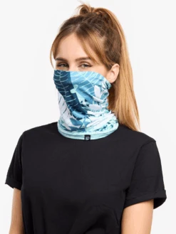 Lustiger Halswärmer Blaue Blätter -Dedoles D U AC BSF C RP 1632 ONE 3