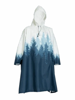 Lustiger Regenmantel Kalter Wald