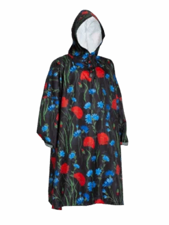 Lustiger Regenmantel Mohn- Und Kornblumen
