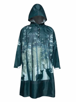 Lustiger Regenmantel Waldhirsch