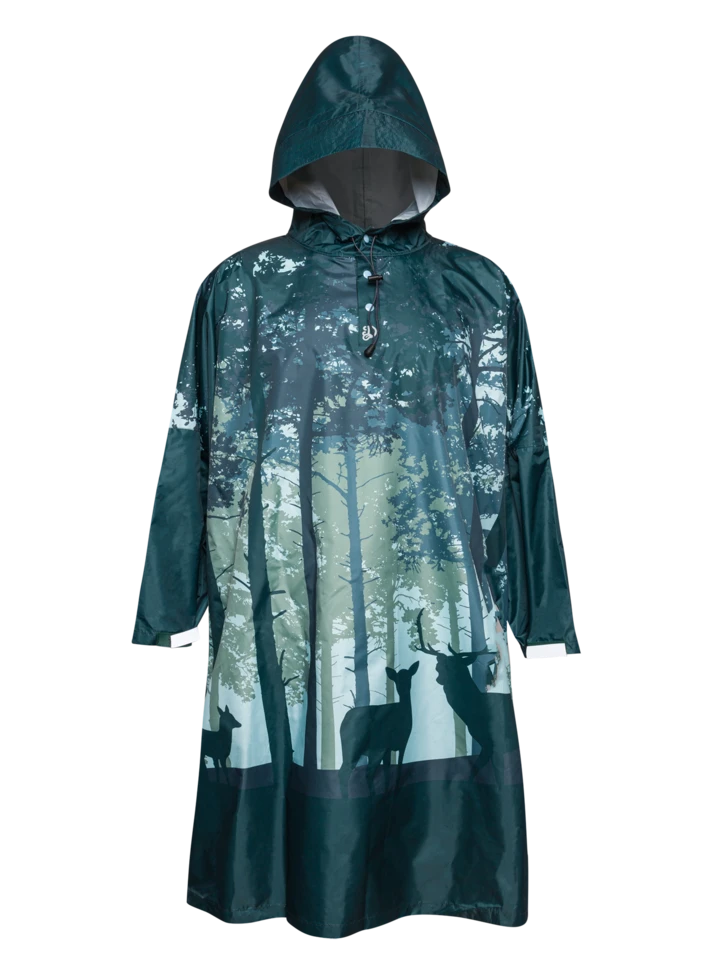 Lustiger Regenmantel Waldhirsch 3 Lustiger Regenmantel Waldhirsch