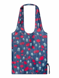 Lustige Einkaufstasche Marienkäfer Und Mohnblumen