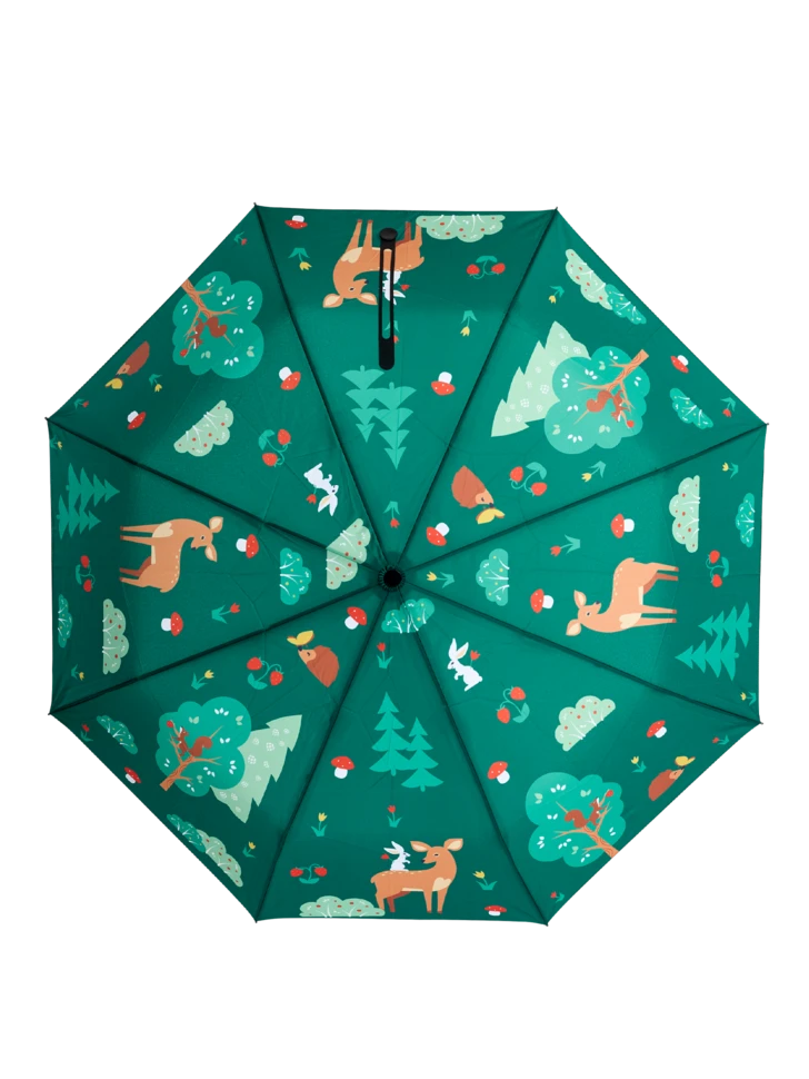 Lustiger Regenschirm Waldfreunde 4 Lustiger Regenschirm Waldfreunde – Bild 2