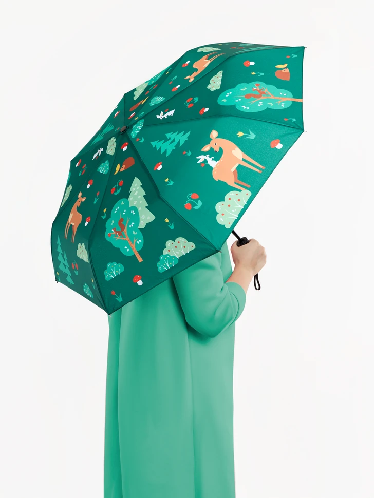 Lustiger Regenschirm Waldfreunde 7 Lustiger Regenschirm Waldfreunde – Bild 5